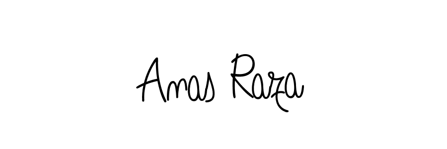 Design your own signature with our free online signature maker. With this signature software, you can create a handwritten (Angelique-Rose-font-FFP) signature for name Anas Raza. Anas Raza signature style 5 images and pictures png